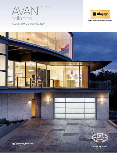 Avante Collection Garage Doors Brochure