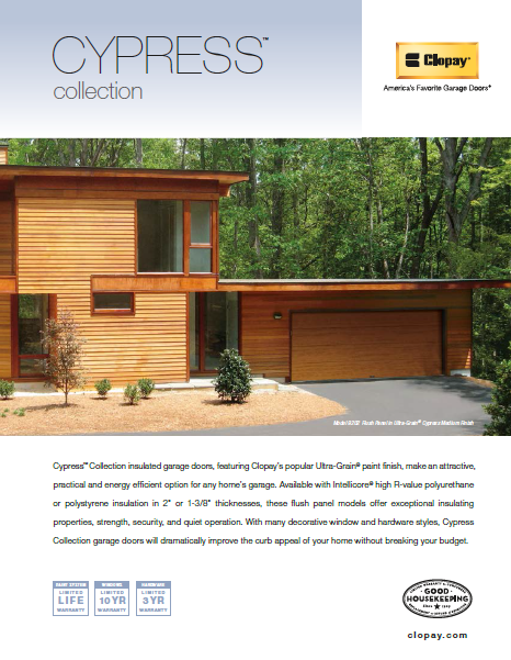 Modern Steel Collection Garage Doors Brochure