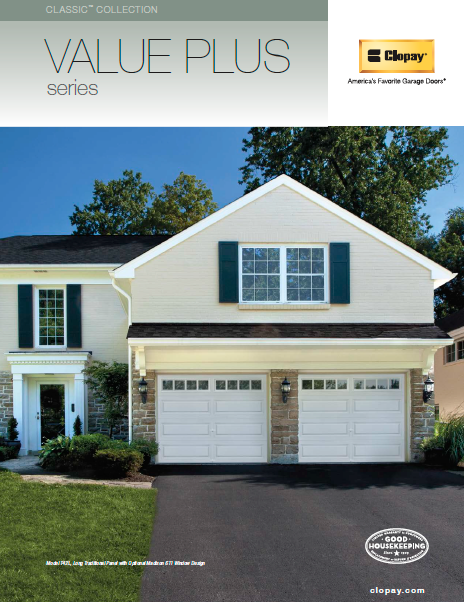 Value Plus Series Garage Doors Brochure